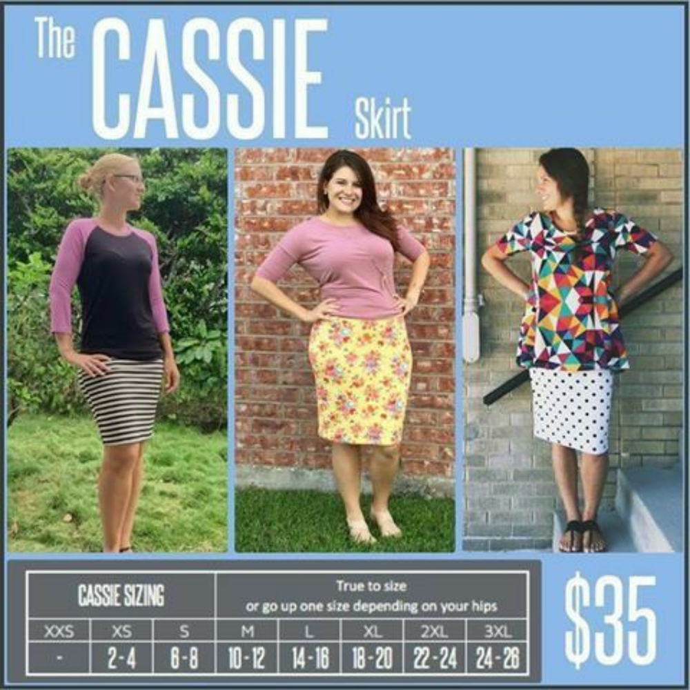 Lula Roe Cassie Large NWOT - Picture 6 of 6
